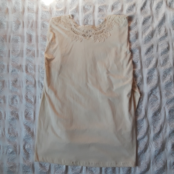 Coldwater Creek,  off white long sleeved top. - Picture 2 of 7